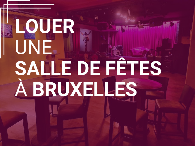 salle en location à Bruxelles